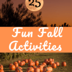 Fall moon and pumpkin Fall Bucket List